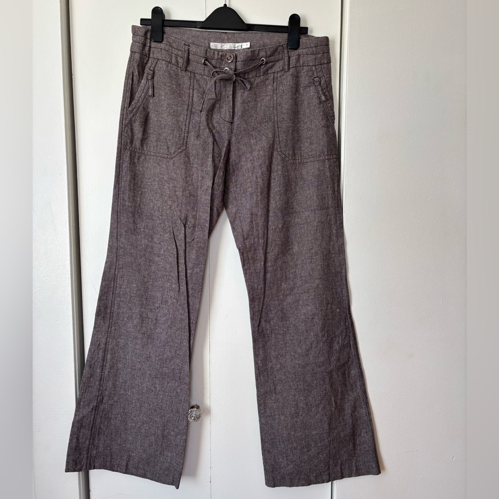 Dynamite Y2K Gray Wide-Leg Pants – Size 11 ✨